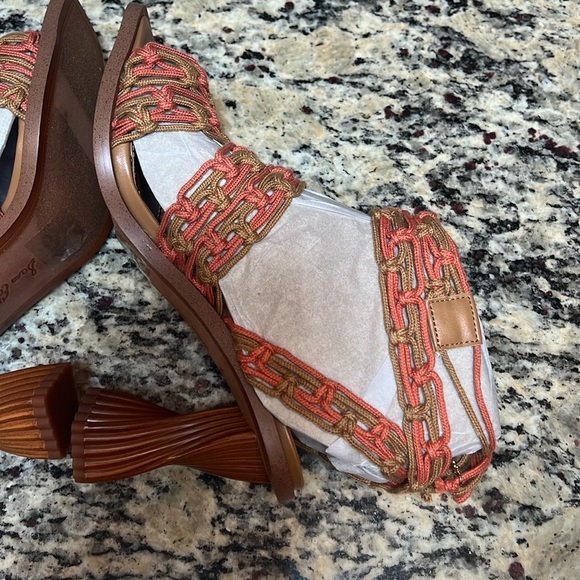 Sam Edelman Twisted Heel Macrame Sandals - Picture 6 of 13